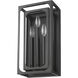 Easton 3 Light 8 inch Matte Black Wall Sconce Wall Light
