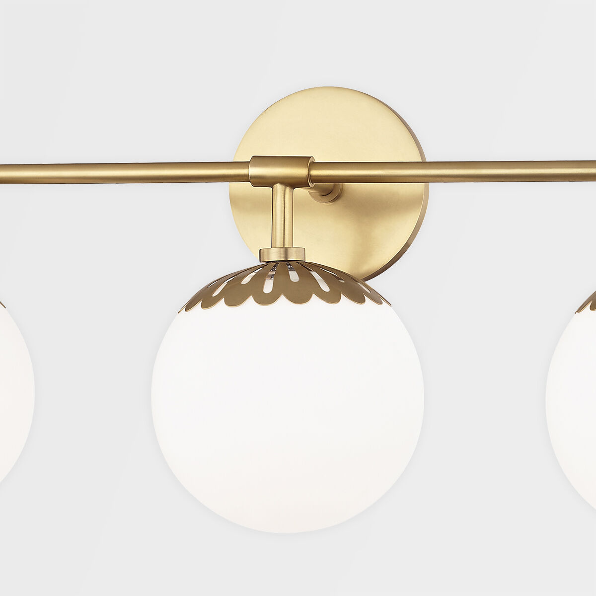 Paige 3 Light 24 inch Aged Brass Bath Vanity Wall Light