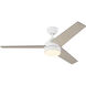 Nash 51.75 inch White Ceiling Fan
