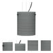 Tamburo 8 1 Light Black Cable Pendant Ceiling Light