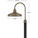 Forge Outdoor Wall Mount in Burnished Bronze, Coastal Elements