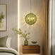 Bridget 3 Light 16.5 inch Soft Gold Chandelier Ceiling Light in Green