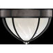Mirage 3 Light 18.75 inch Black Flush Mount Ceiling Light