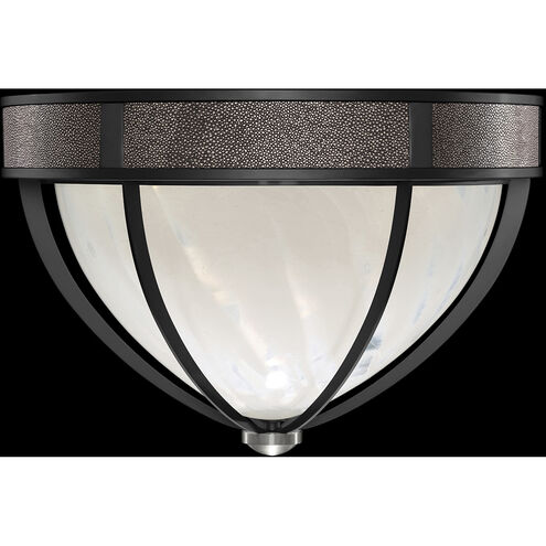 Mirage 3 Light 18.75 inch Black Flush Mount Ceiling Light