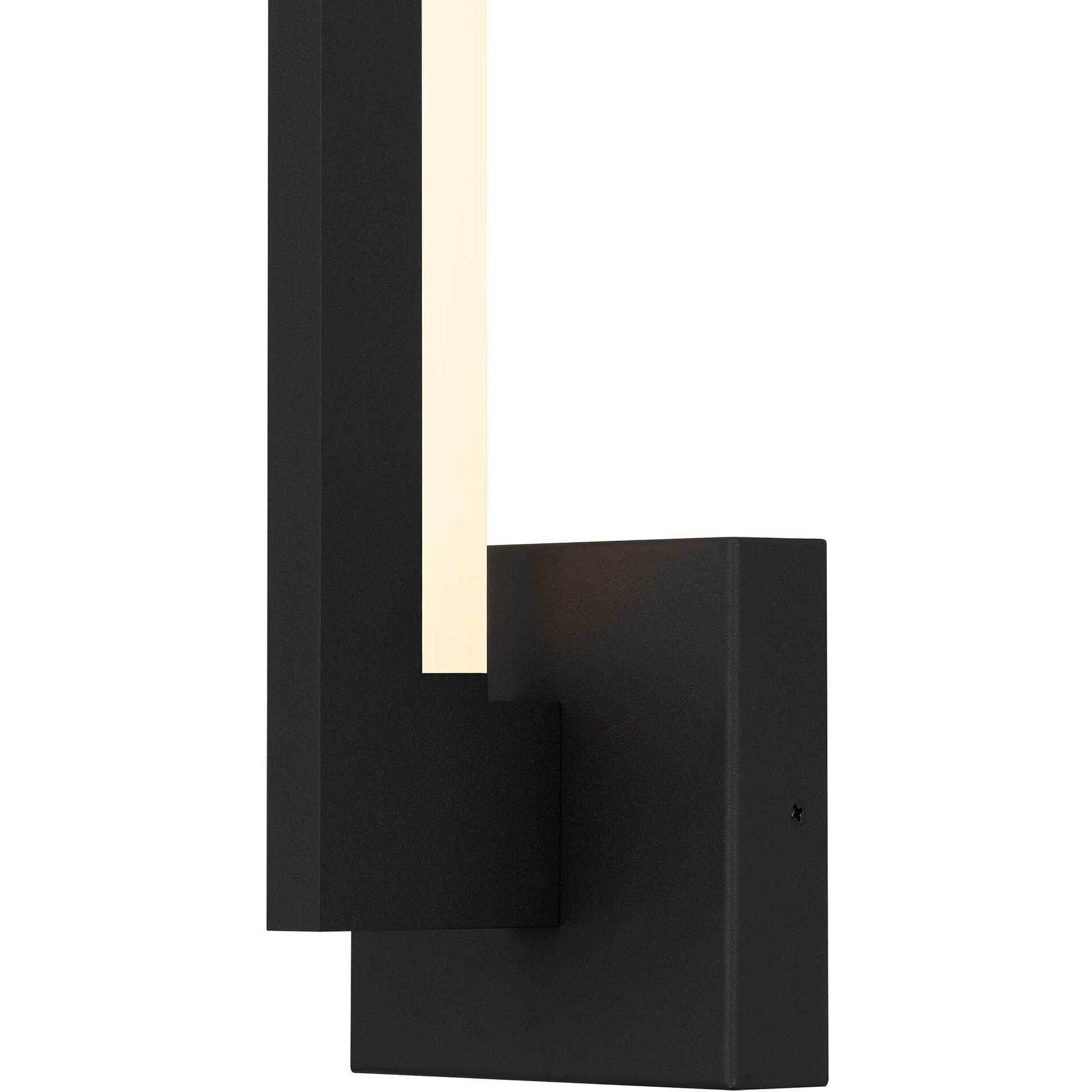 Lana LED 18 inch Sand Black Outdoor Wall Sconce