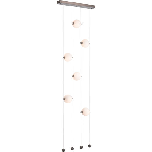 Abacus LED 6 inch Natural Iron Ceiling-to-Floor Pendant Ceiling Light in Abacus Cool Grey