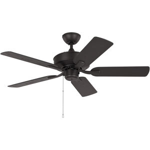Linden Outdoor 44 44 inch Bronze with Matte White ABS Blades Indoor/Outdoor Ceiling Fan