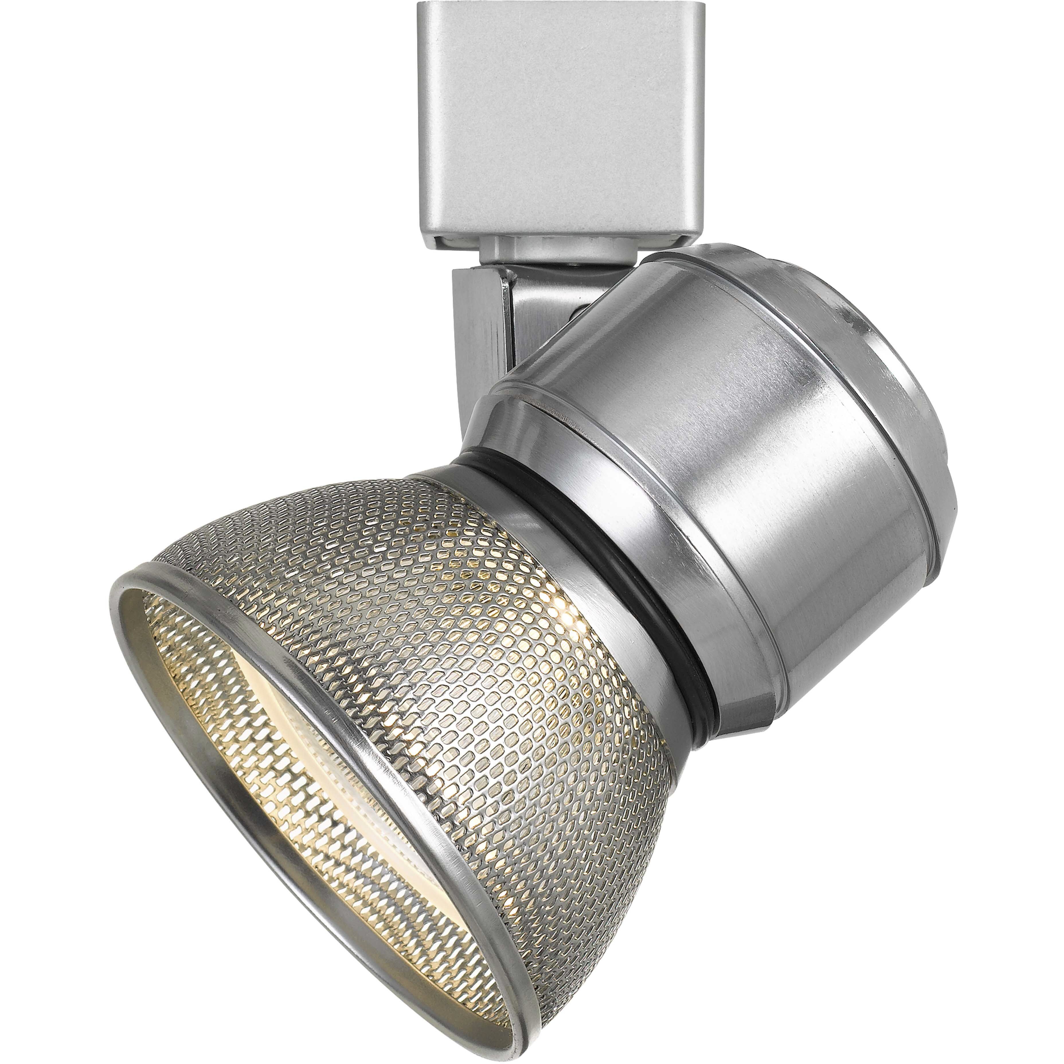 Signature 1 Light Brushed Steel Track Head Ceiling Light