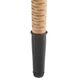 Hershel Taupe Suede and Blonde Beech Wood with Blackened Bronze Dining Chair