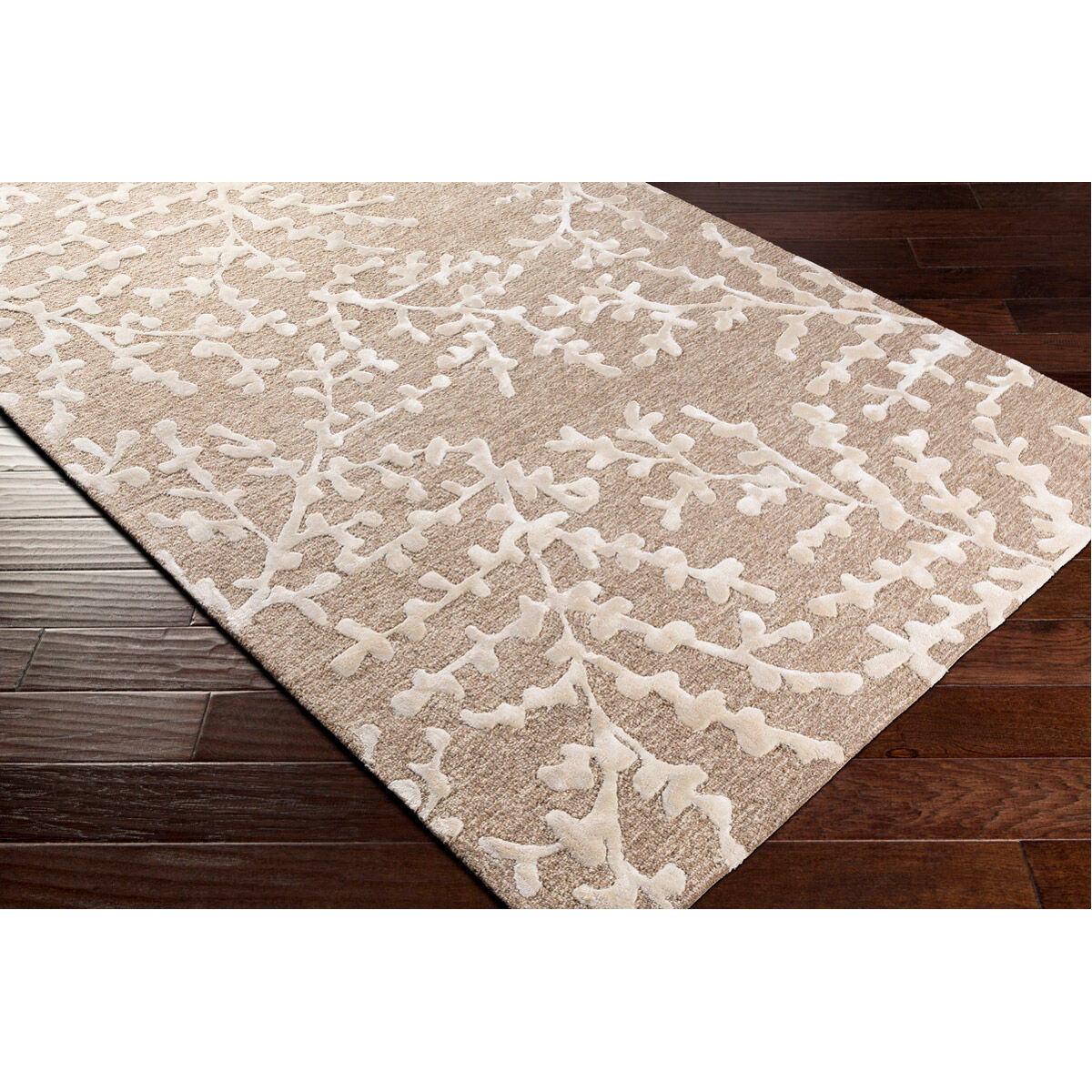 Opus 144 X 106 inch Taupe/Khaki/Light Gray/Ivory Rugs, Rectangle