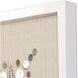 Waterside Collection Lacquered White Wood Shadow Box Style Framed Art