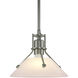 Henry 1 Light 9.2 inch Sterling Mini Pendant Ceiling Light in Frosted