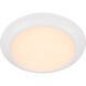 LED Disk LED 7.5 inch Studio White Indoor/Outdoor Flush Mount, Round