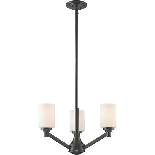 Montego 3 Light 20.63 inch Coppery Bronze Chandelier Ceiling Light