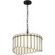 Annabelle 3 Light 16.25 inch Matte Black Pendant Ceiling Light