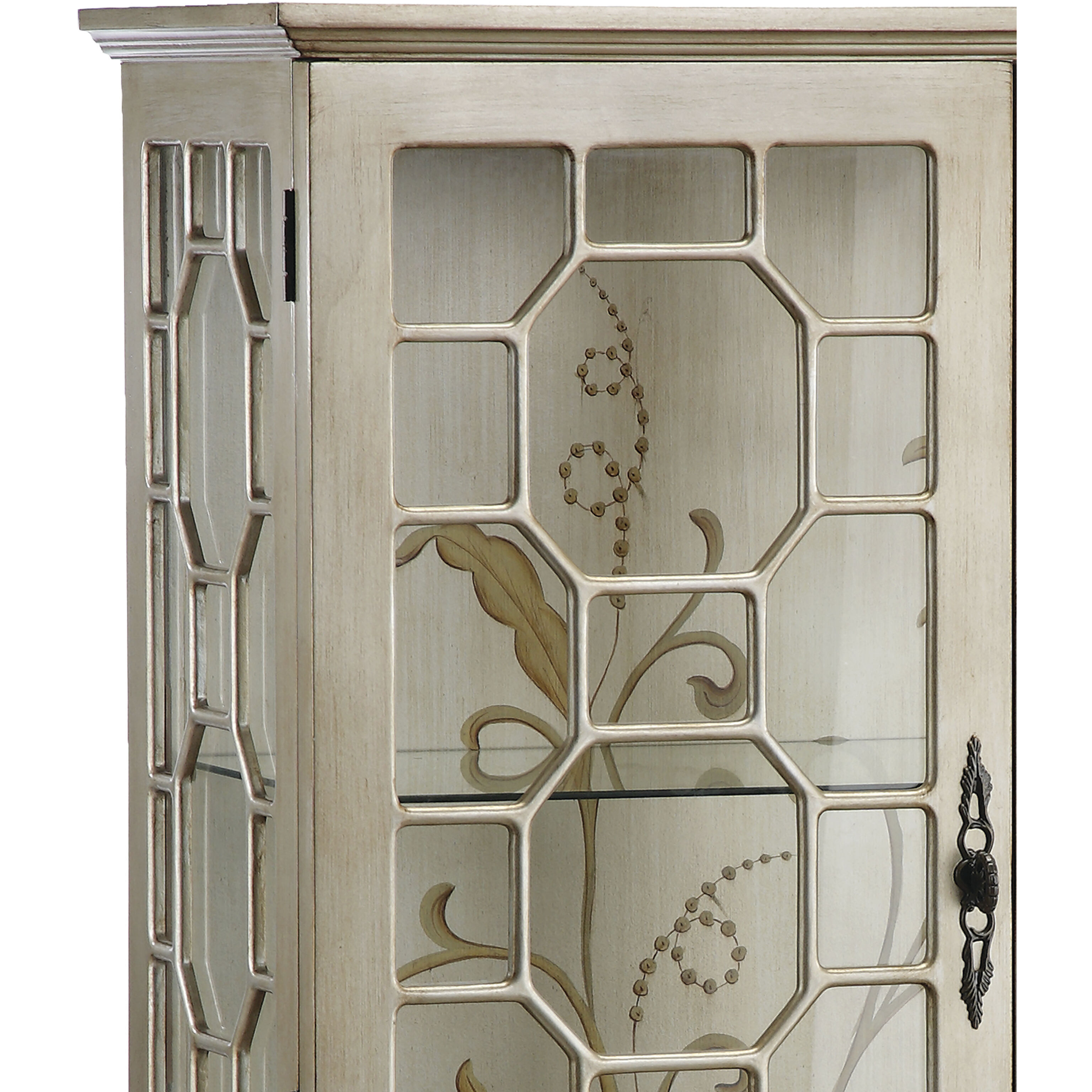 Diana Silver with Clear Cabinet