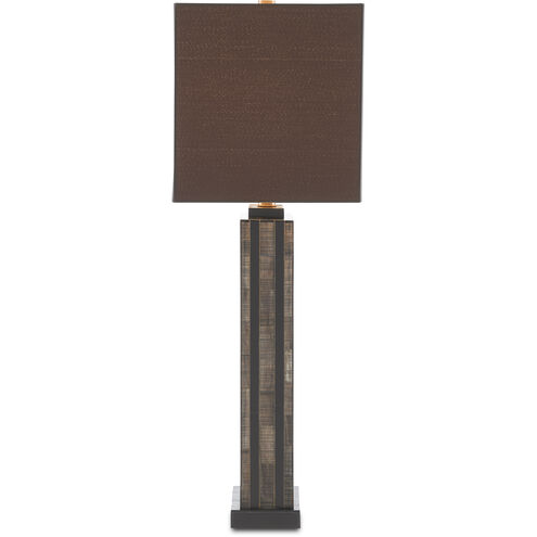 Gregor 29 inch 150.00 watt Natural/Black/Brass Table Lamp Portable Light