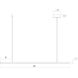 Fino LED 48 inch Polished Chrome Linear Pendant Ceiling Light in 3000K