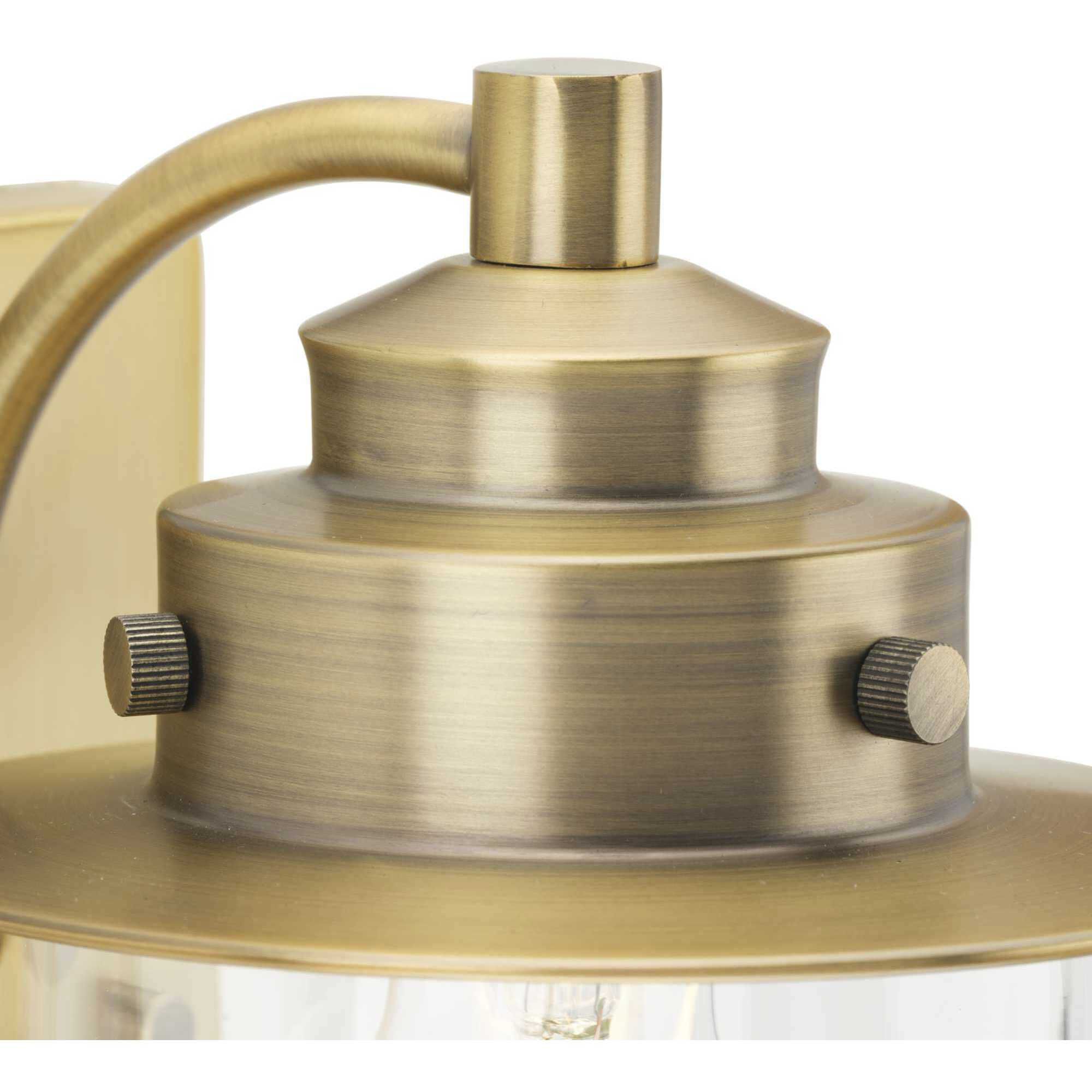 Northlake 3 Light 24 inch Vintage Brass Bath Light Wall Light