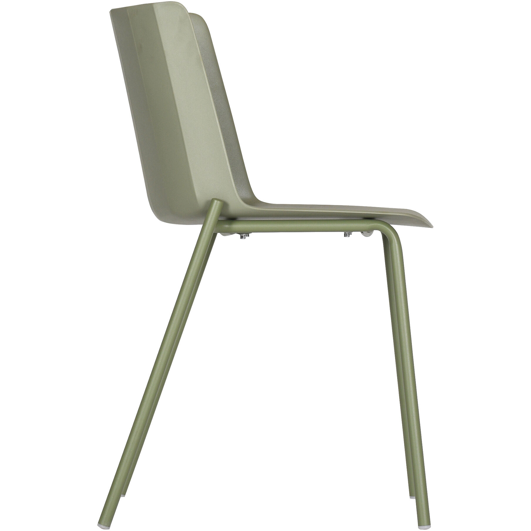 Silla Green Outdoor Dining Chair