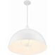 Soto 3 Light 23.5 inch White Pendant Ceiling Light