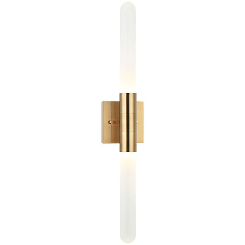 Aydin Wall Sconce Wall Light in Aged Gold Brass