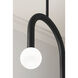 Colette LED 12 inch Black Pendant Ceiling Light