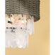 Breakers Isle 6 Light 20 inch Coal Semi Flush Ceiling Light