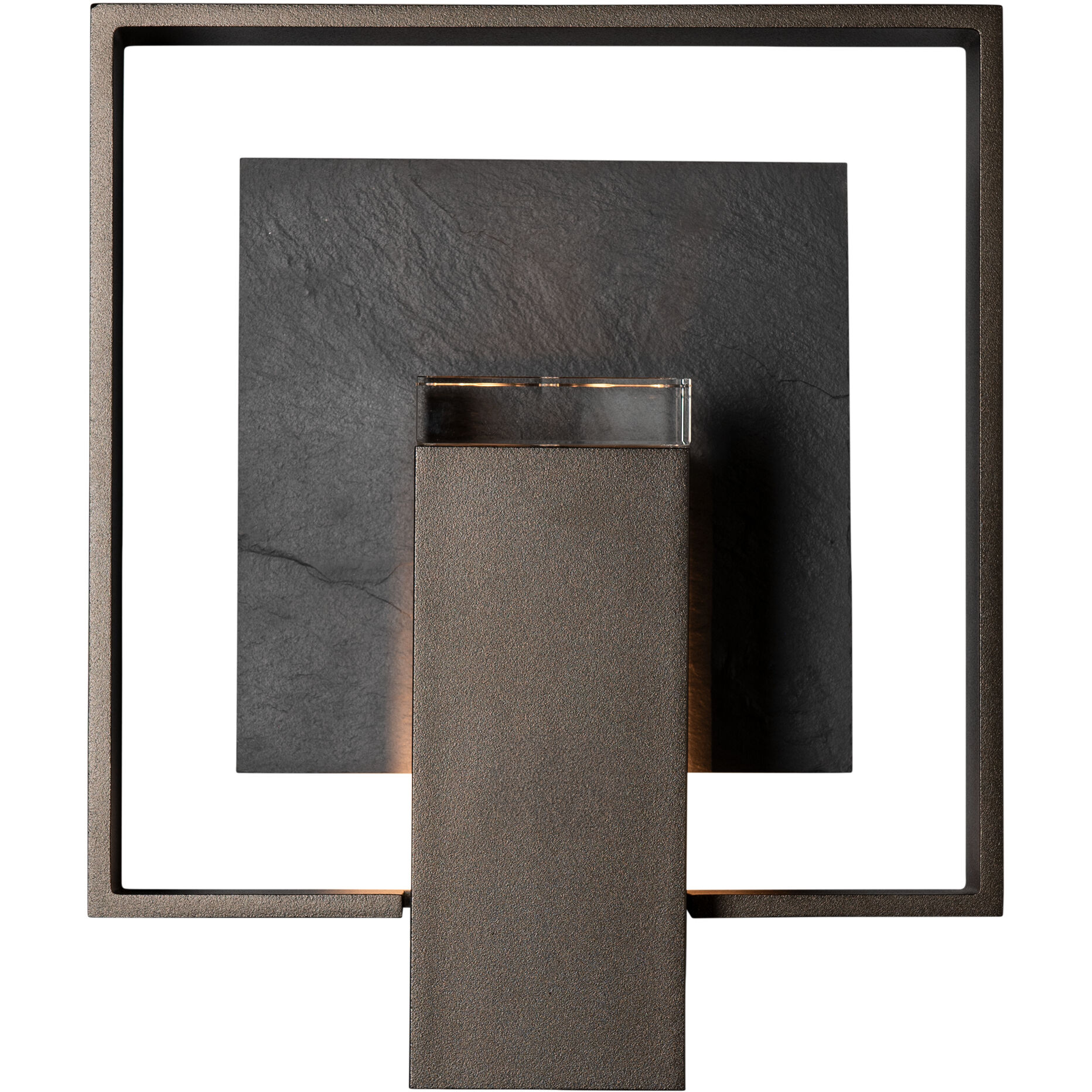 Shadow Box 1 Light 8.5 inch Coastal Oil Rubbed Bronze Outdoor Sconce, Small