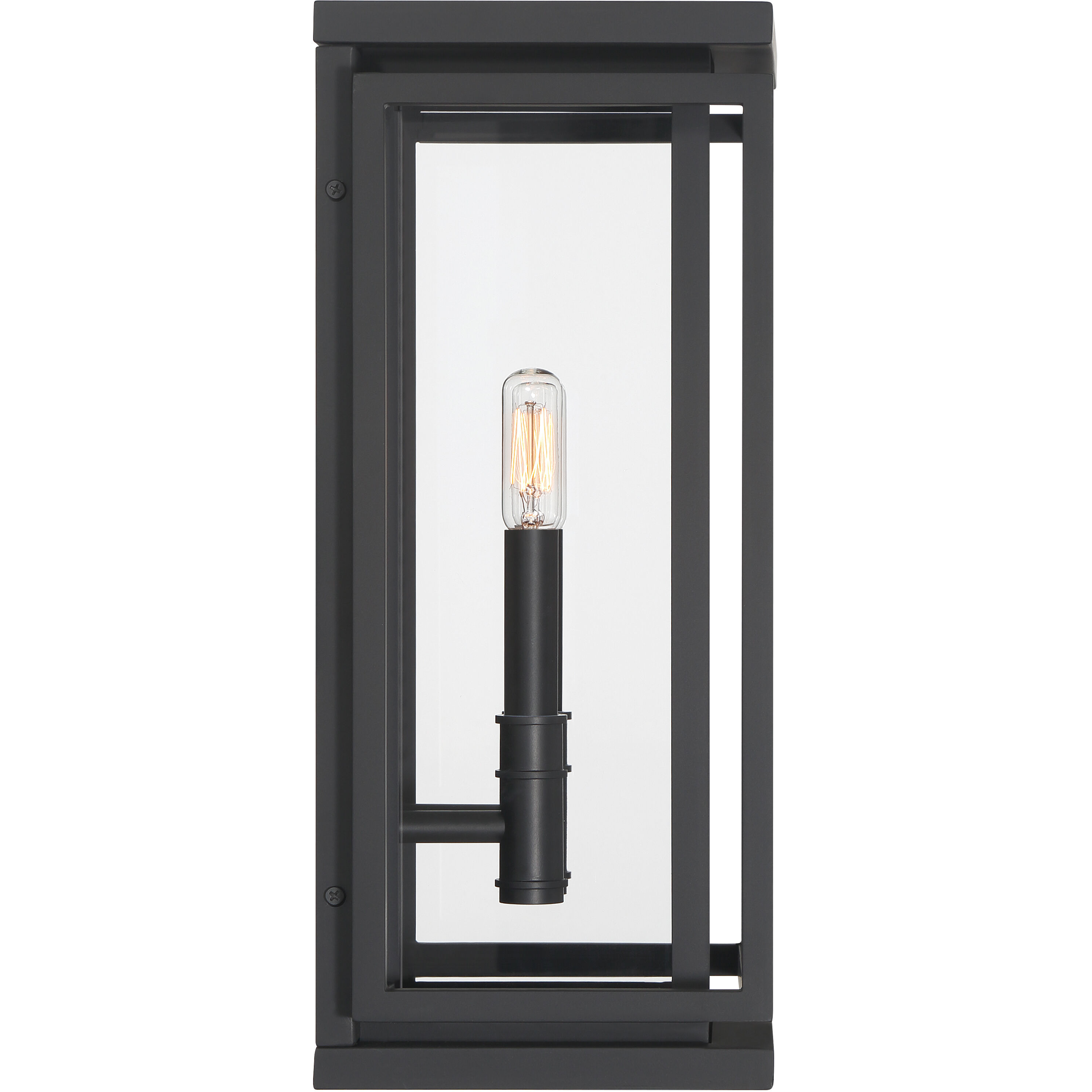 Stratford 2 Light 17 inch Dark Matte Black Outdoor Wall Sconce