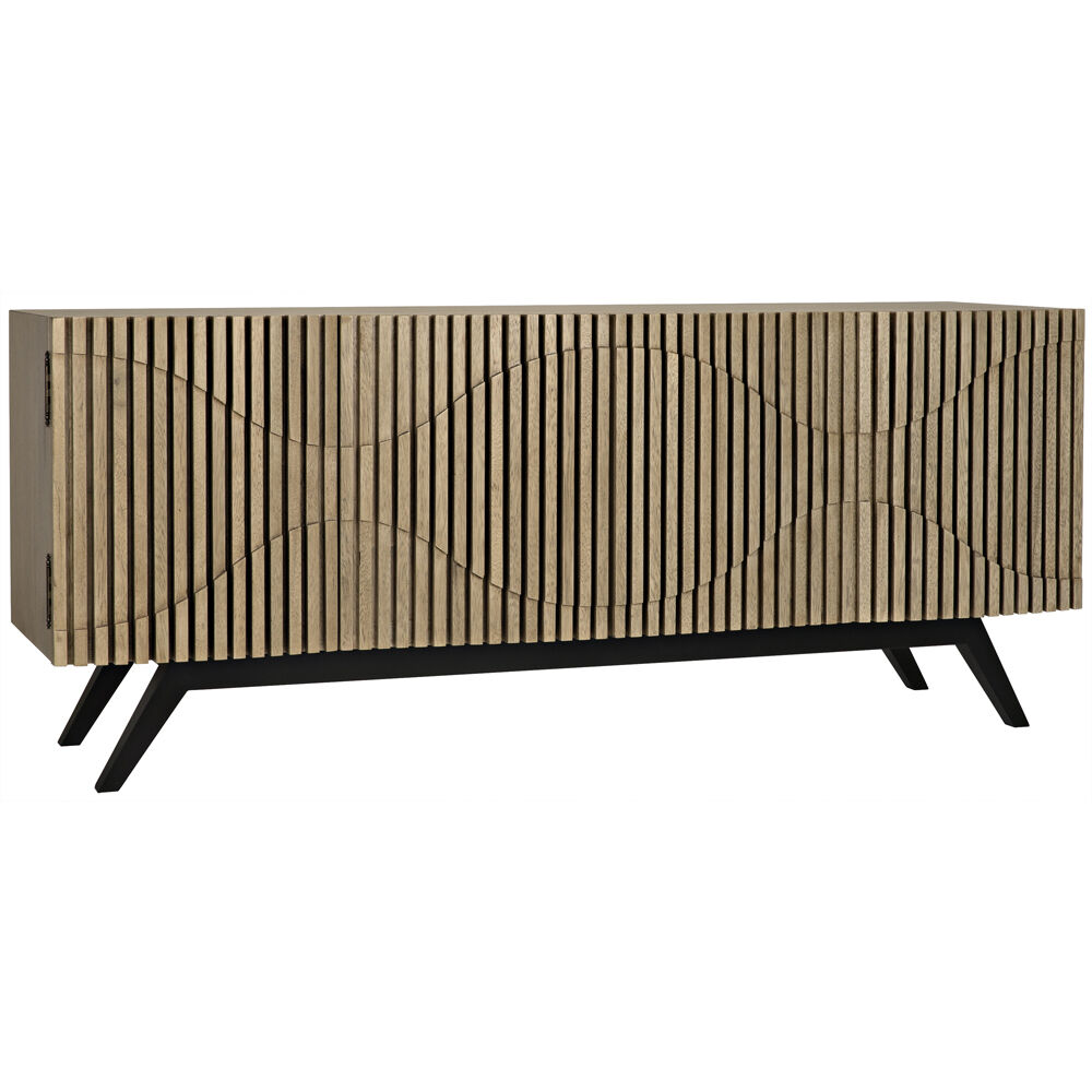 Illusion 78 X 22.5 inch Bleached Walnut Sideboard