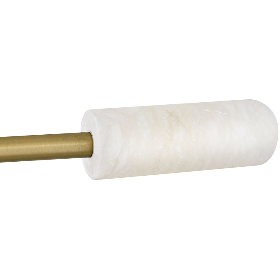 Maude 2 Light 32.25 inch Lacquered Brass Chandelier Ceiling Light