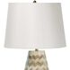 Cassia 23 inch 150.00 watt Natural Table Lamp Portable Light, Chevron