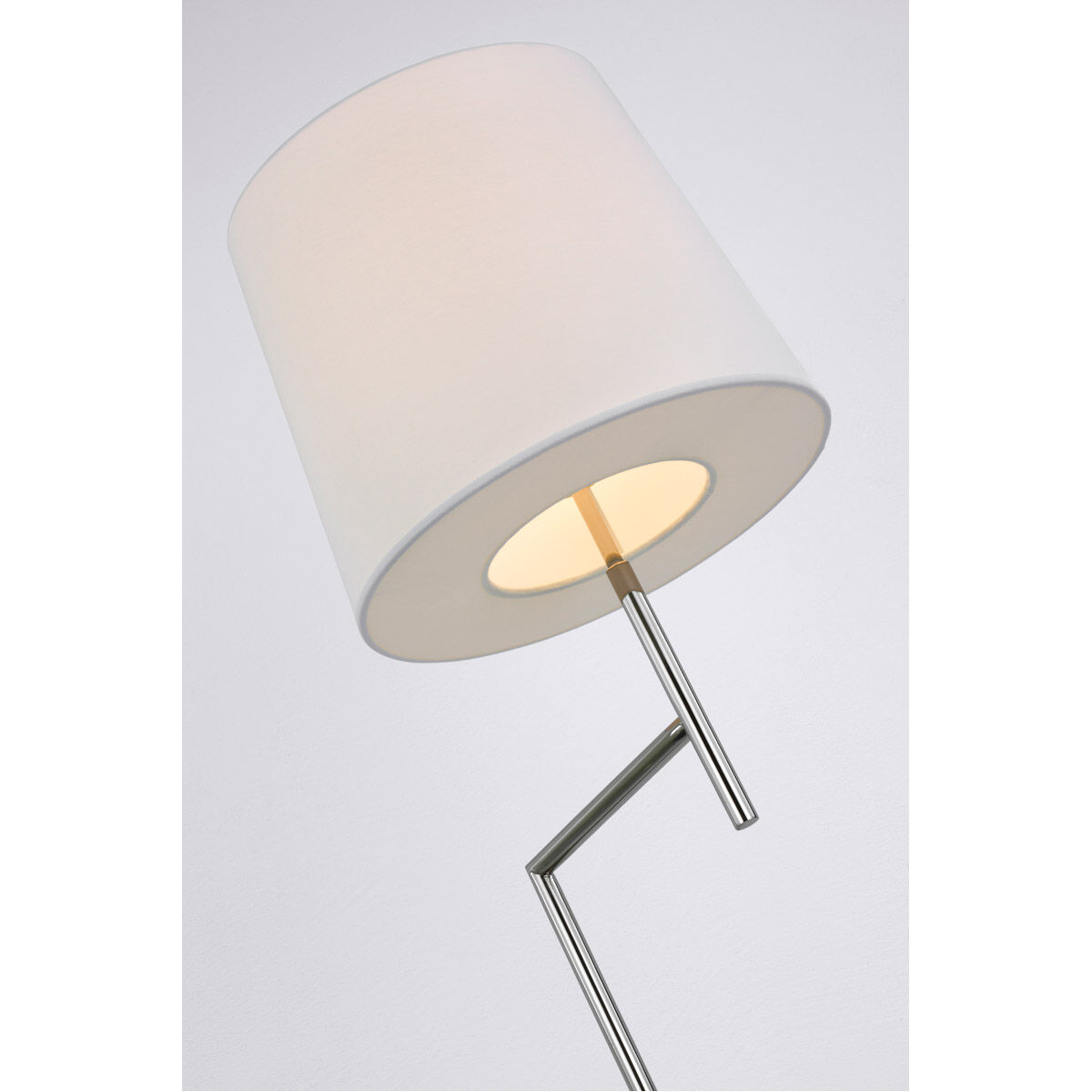 Barbara Barry Clarion 59 inch 15.00 watt Polished Nickel Bridge Arm Floor Lamp Portable Light