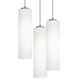 Leo 3 Light 18 inch Satin Nickel Multi-light Pendant Ceiling Light