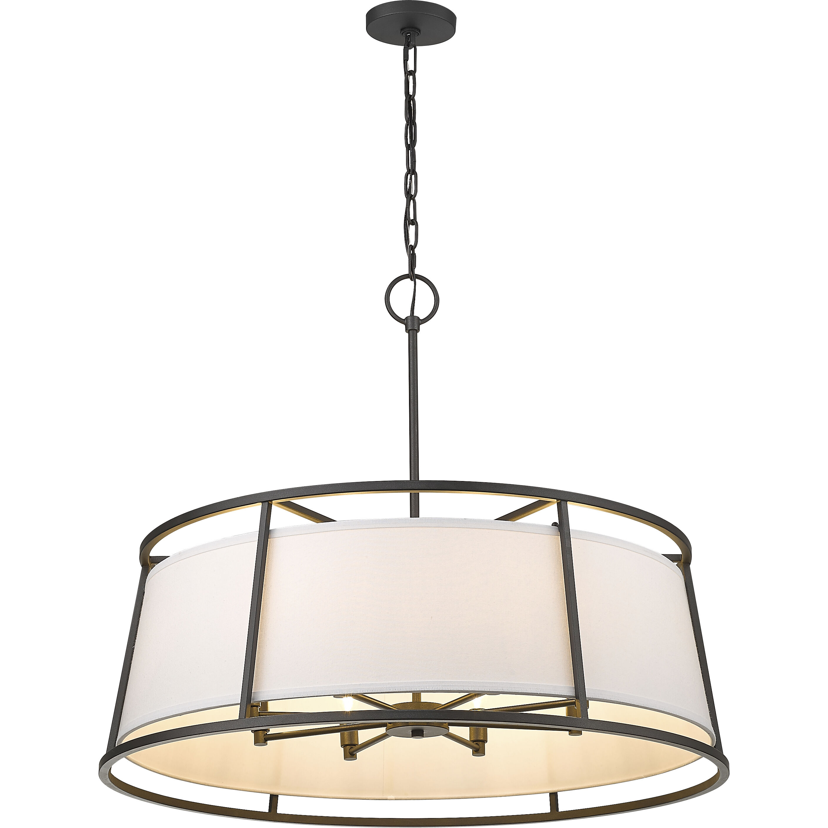 Lenyx 8 Light 32 inch Iron Ore Chandelier Ceiling Light