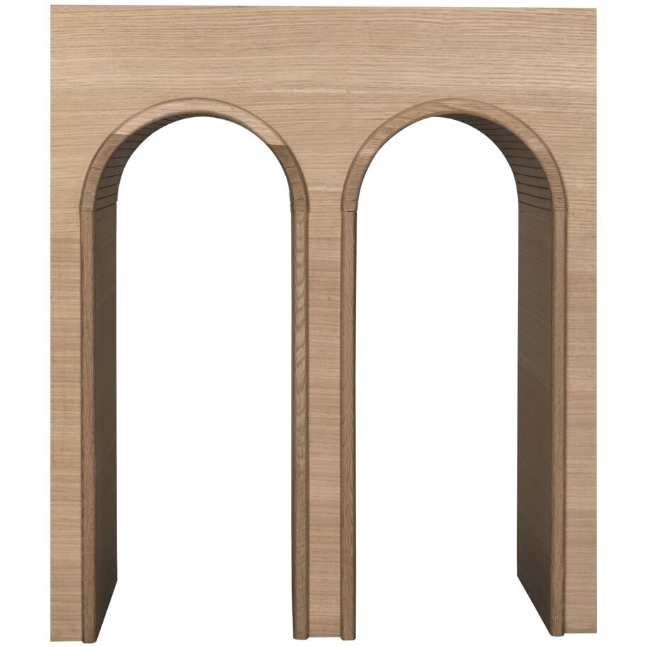 Enzo 83 X 12 inch White Oak Console, Extra Large