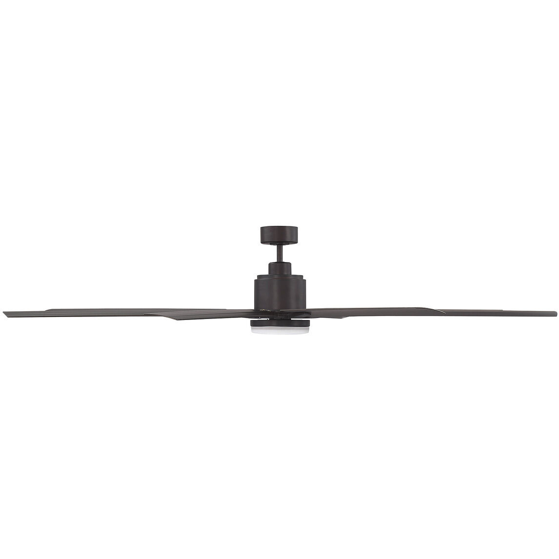 Modern 72 inch Oil Rubbed Bronze with Silver Blades Outdoor Ceiling Fan