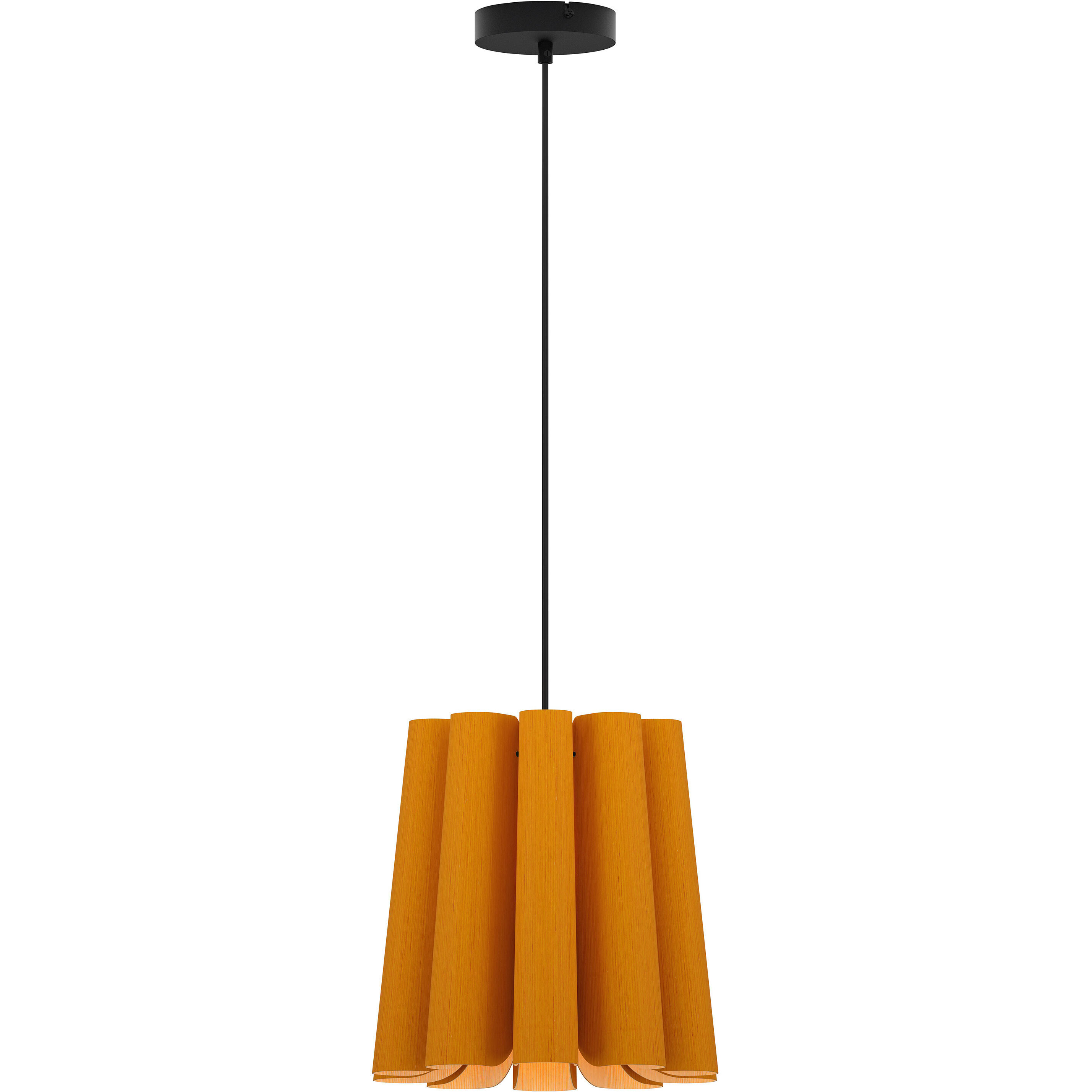 Renata 1 Light 12.6 inch Black Pendant Ceiling Light in Ocher/Ash, 13 in, WEP Collection