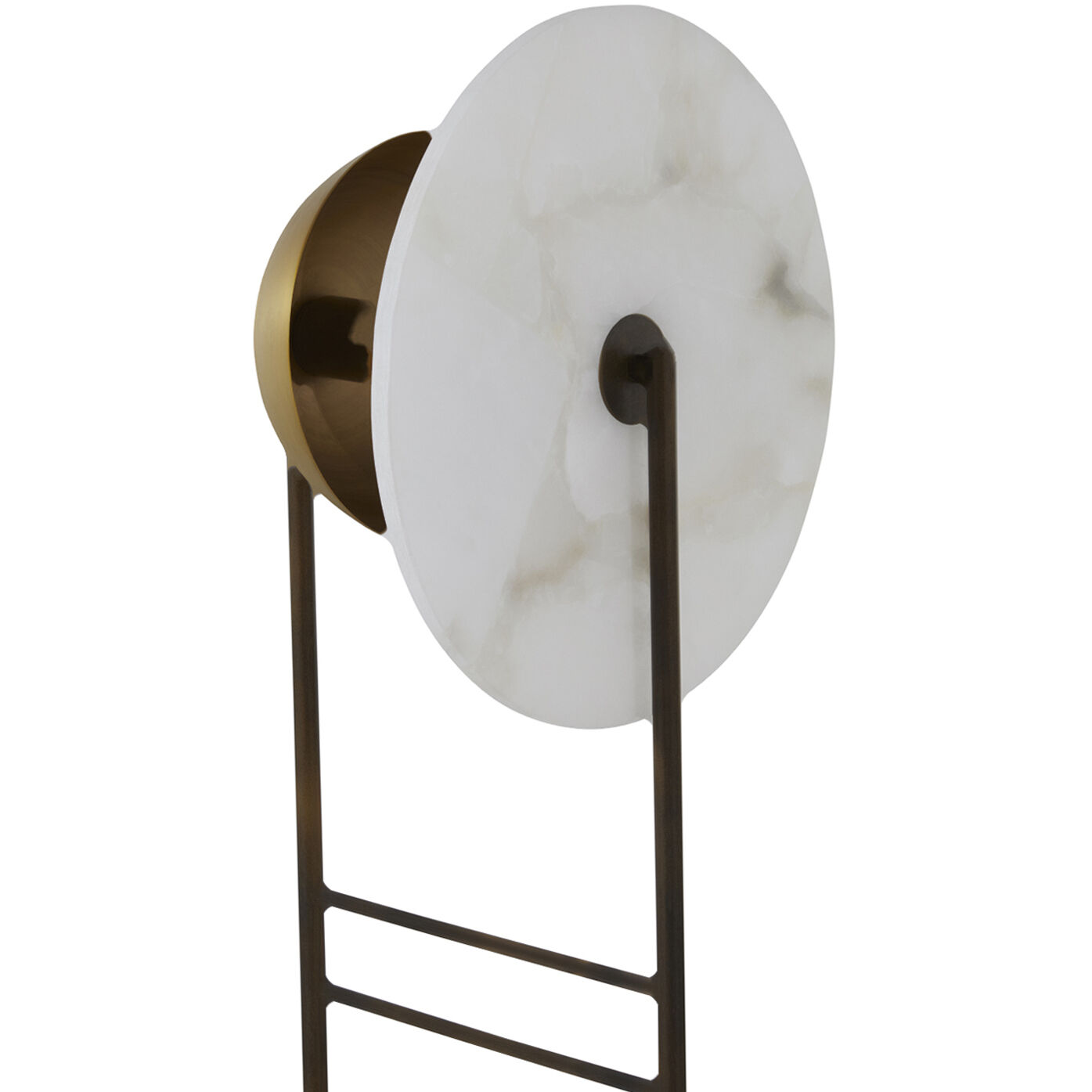 Owen 32 inch Stained Gold / Brushed Copper Table Lamp Portable Light