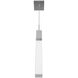 Original Glacier Avenue LED 2 inch Polished Chrome Pendant Ceiling Light in Clear