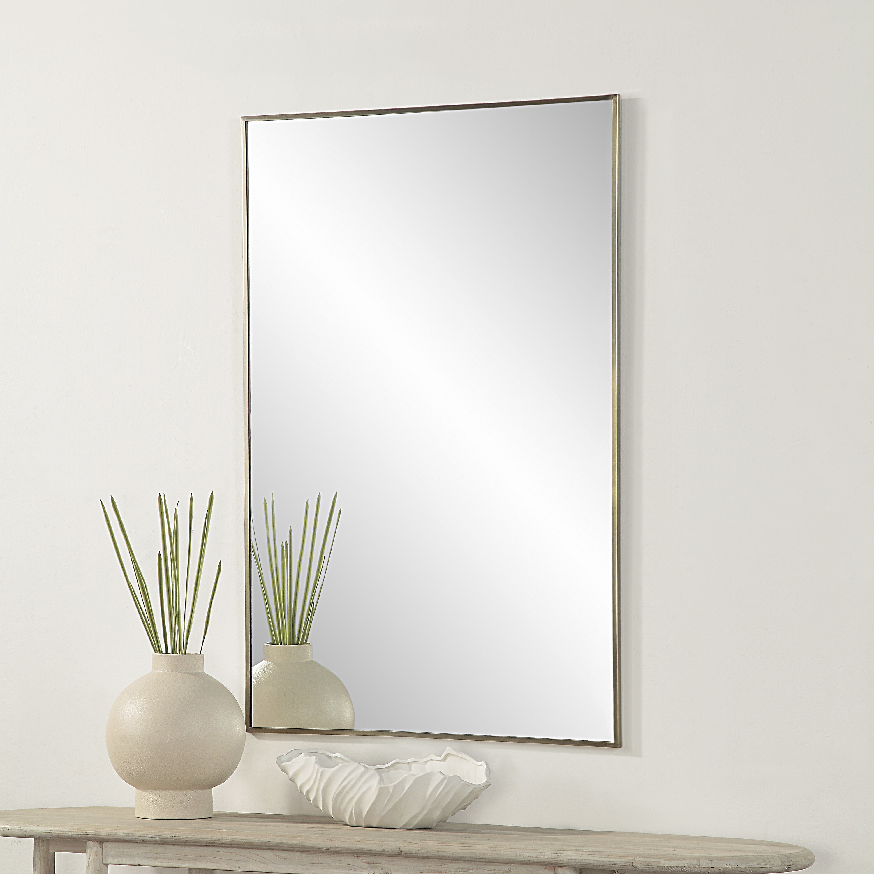 Cider 45 X 30 inch Brushed Bronze Wall Mirror
