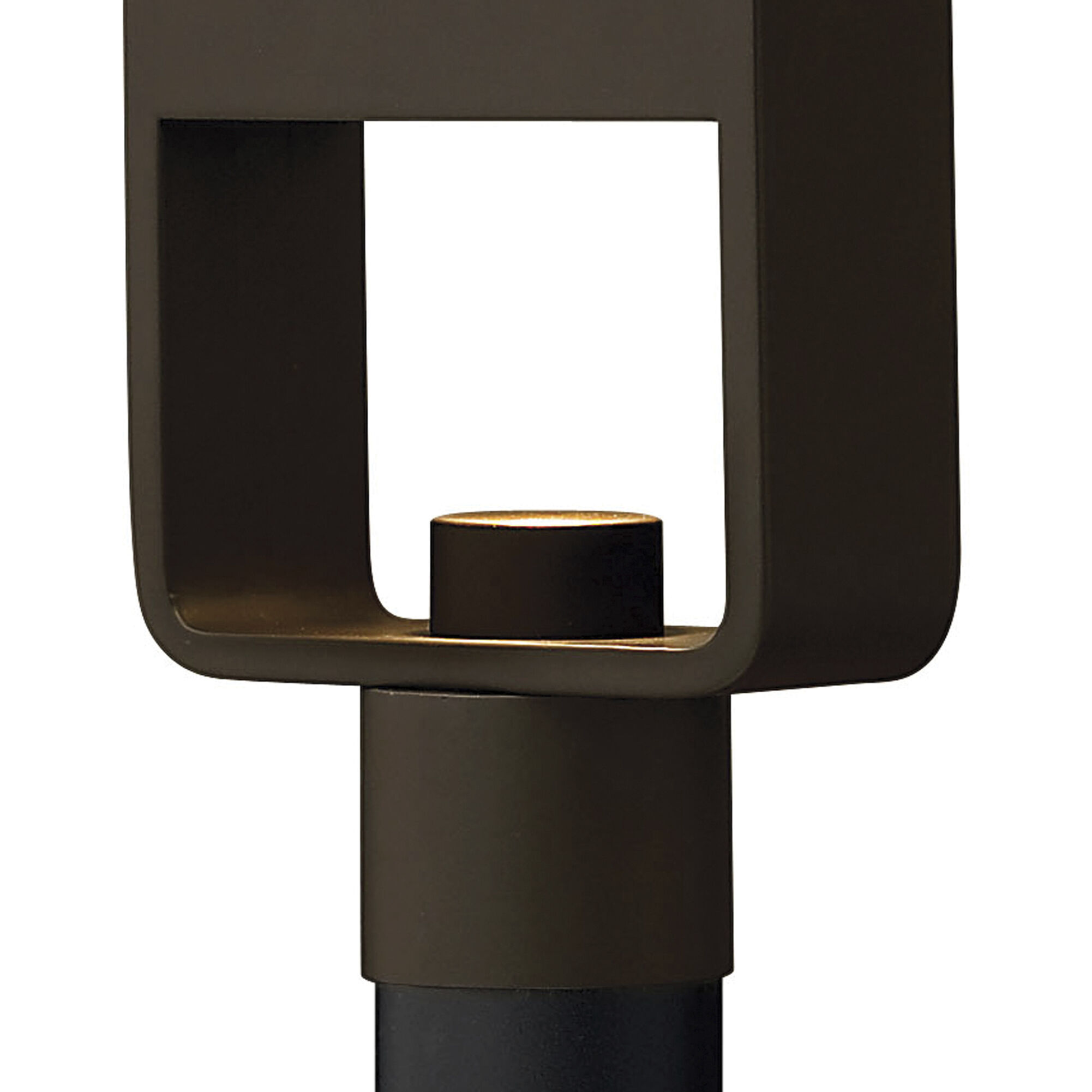 Atlantis LED 25 inch Bronze Outdoor Post Mount Lantern, Large