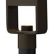 Atlantis LED 25 inch Bronze Outdoor Post Mount Lantern, Large