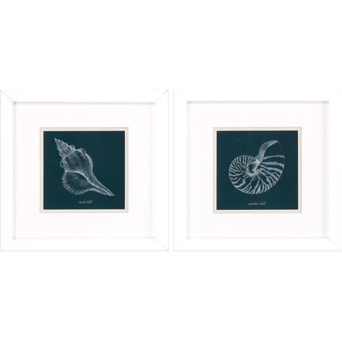 Waterside Collection Blue Framed Art