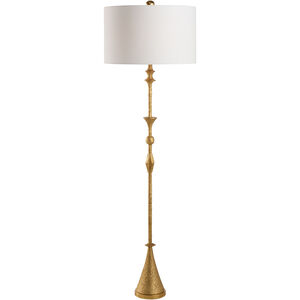 Gia 56 inch 100.00 watt Gold Floor Lamp Portable Light