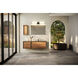 Idris LED 32.5 inch Matte Black Bathroom Vanity Wall Light