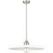 Paloma 1 Light 24 inch Brushed Nickel Pendant Ceiling Light