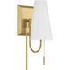 Wilkes 1 Light 5 inch Warm Brass Wall Sconce Wall Light