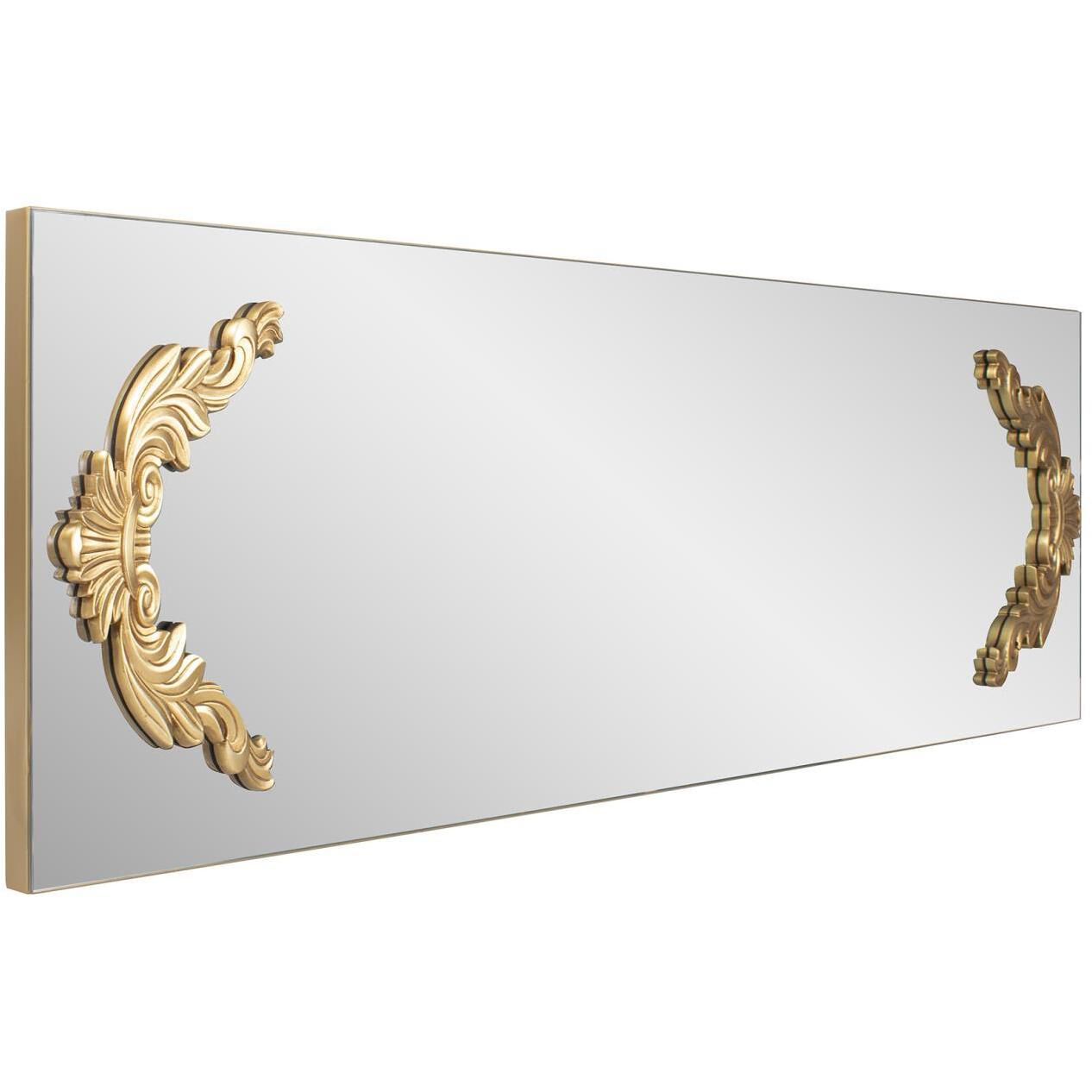 Adelard 72 X 24 inch Gold Leaf Mirror